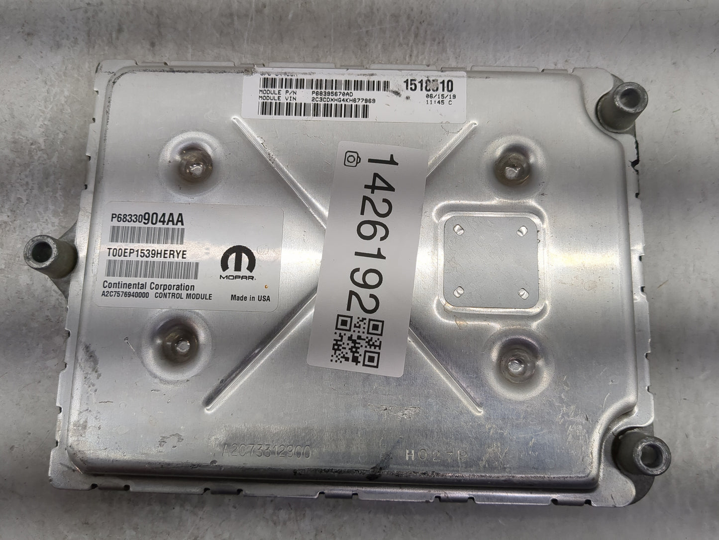 2018-2019 Dodge Charger PCM Engine Control Computer ECU ECM PCU OEM P/N:P68330904AA P68395670AD, A2C7576940000 Fits Fits 201