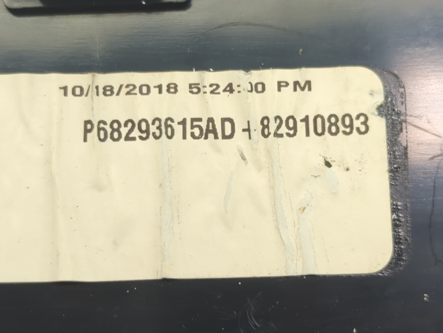 2017-2022 Dodge Charger Climate Control Module Temperature AC/Heater Replacement P/N:P68293615AD Fits OEM Used Auto Parts - 