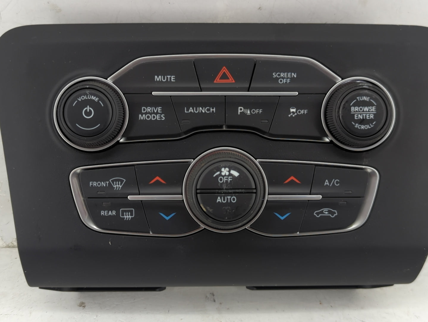 2019 Dodge Charger Climate Control Module Temperature AC/Heater Replacement P/N:P68435707AA 92740382 Fits OEM Used Auto Part