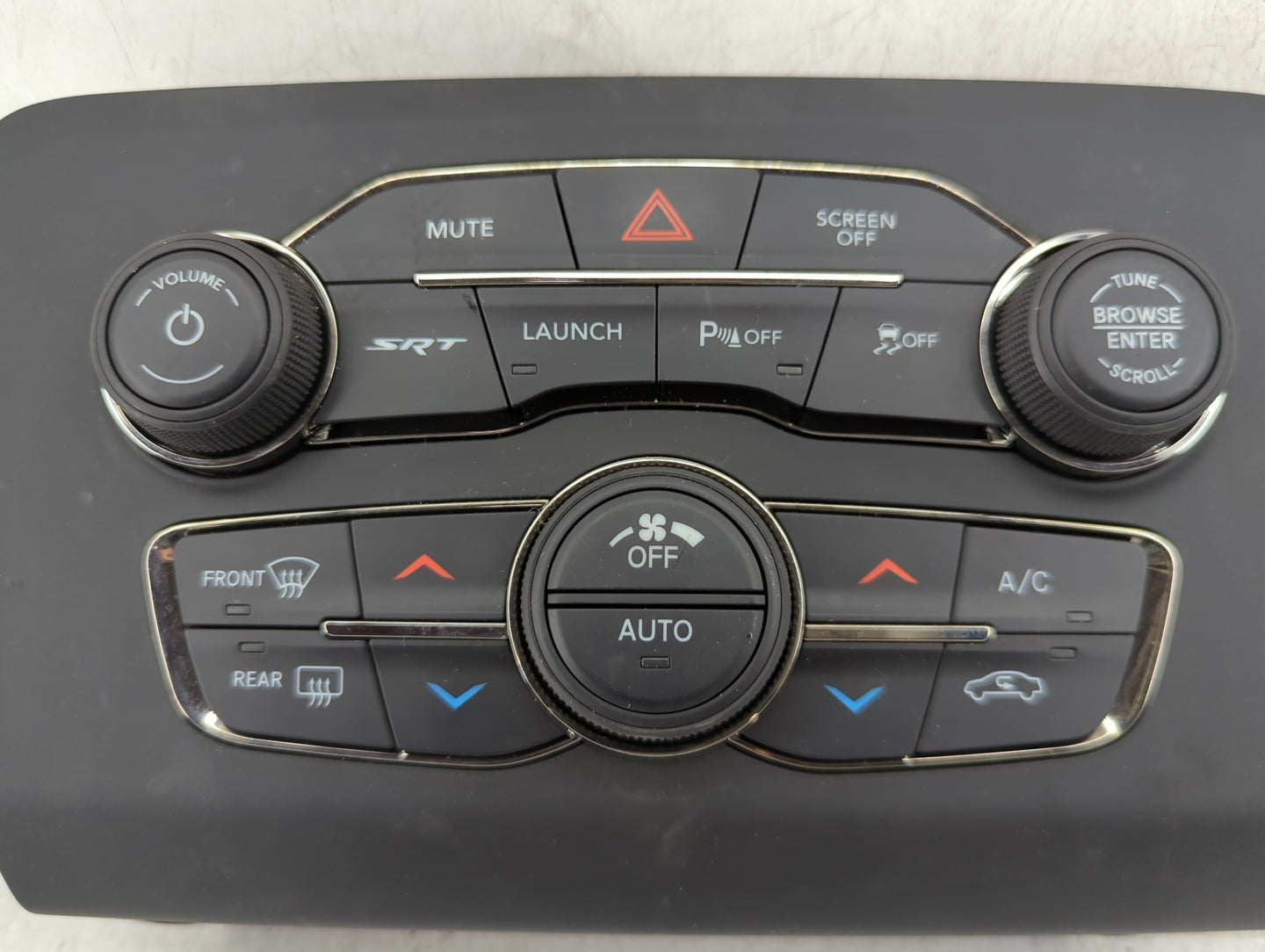 2017-2022 Dodge Charger Climate Control Module Temperature AC/Heater Replacement P/N:P68293621AD 81400807 Fits OEM Used Auto