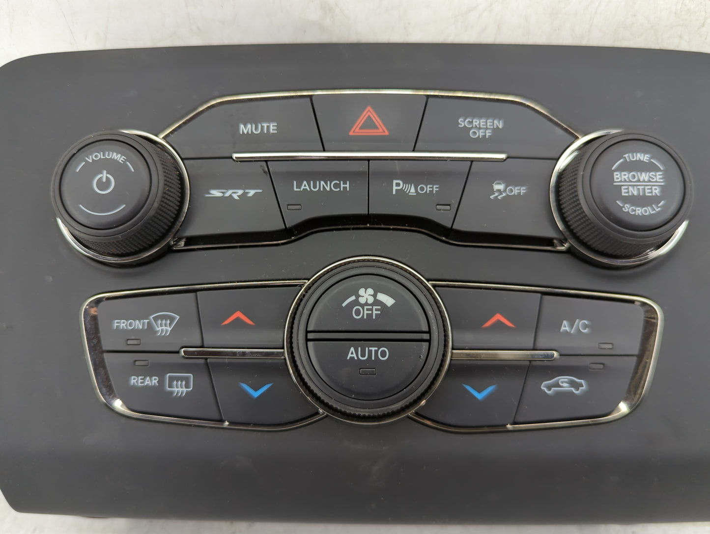 2017-2022 Dodge Charger Climate Control Module Temperature AC/Heater Replacement P/N:P68293621AD 81400807 Fits OEM Used Auto