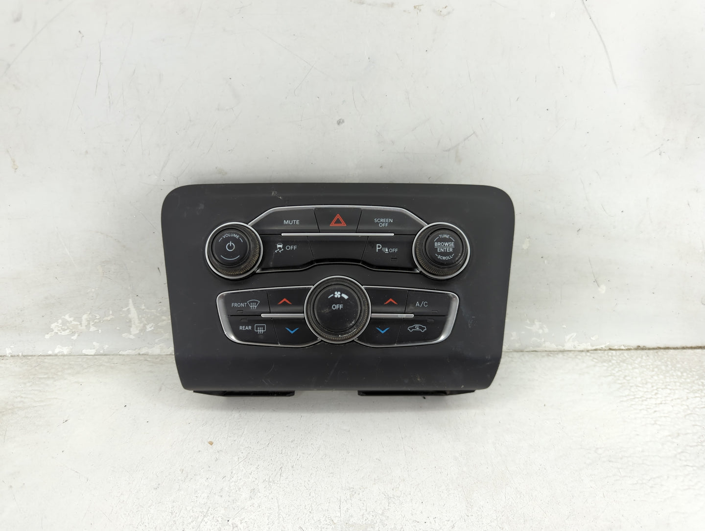 2019 Dodge Charger Climate Control Module Temperature AC/Heater Replacement Fits OEM Used Auto Parts - Oemusedautoparts1.com