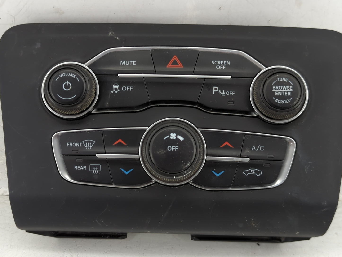2019 Dodge Charger Climate Control Module Temperature AC/Heater Replacement Fits OEM Used Auto Parts - Oemusedautoparts1.com
