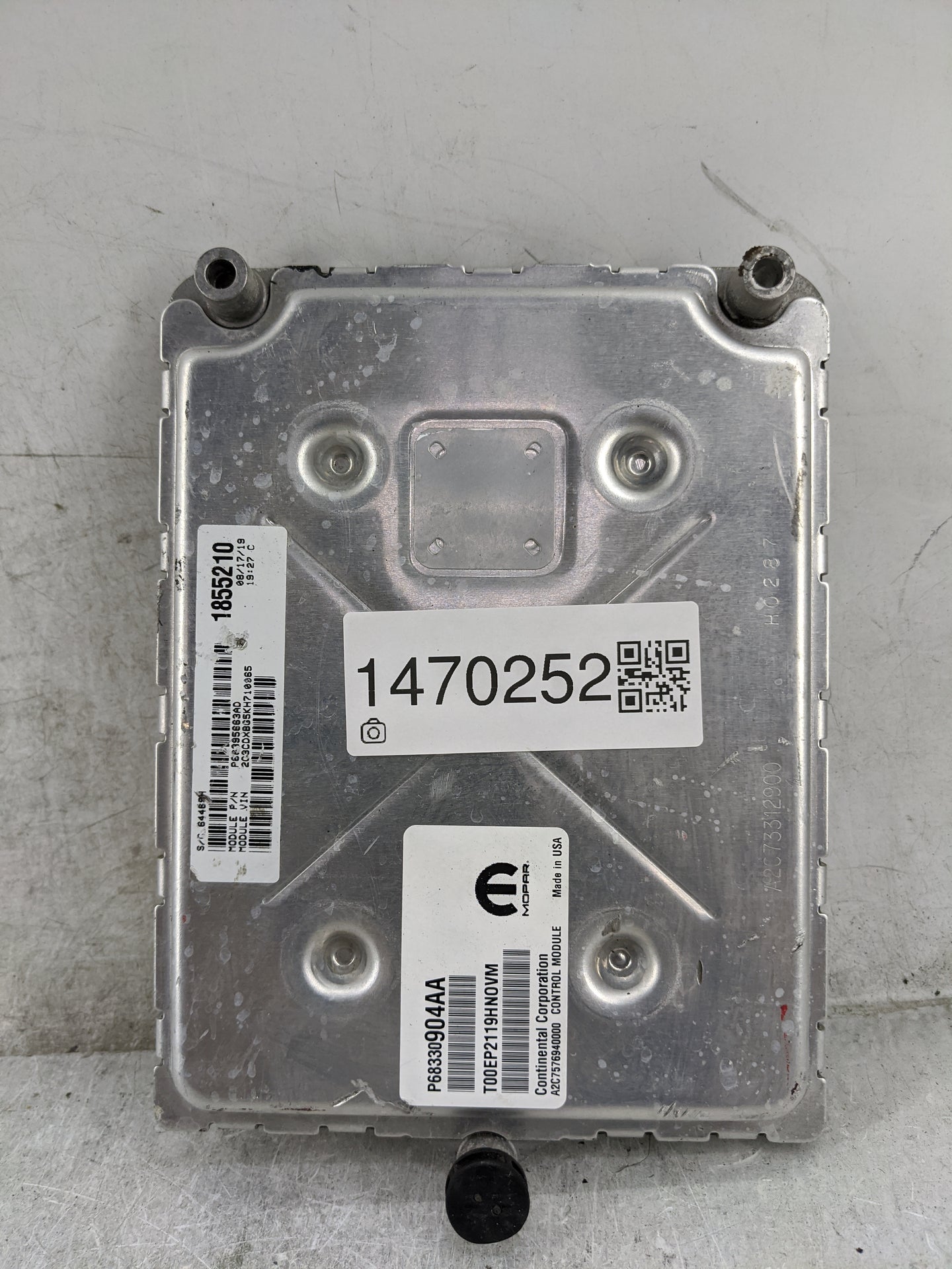 2018-2019 Dodge Charger PCM Engine Control Computer ECU ECM PCU OEM P/N:P68330904AA T00EP2119HN0VM Fits Fits 2018 2019 OEM U