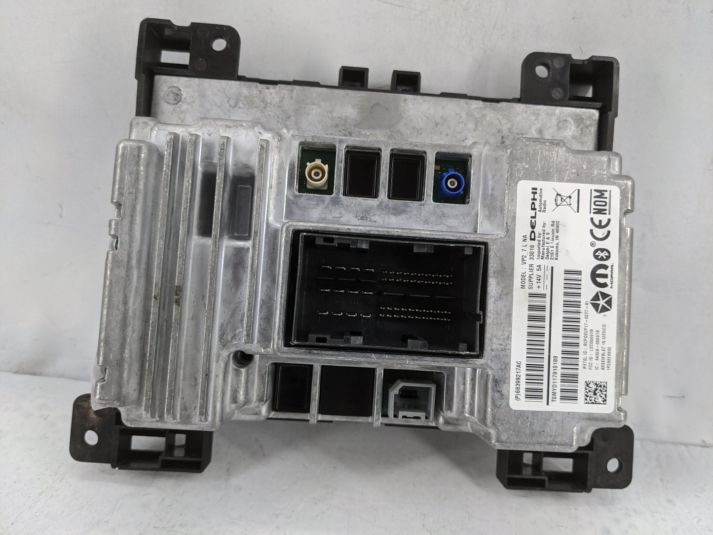 2018-2019 Dodge Charger Radio AM FM Cd Player Receiver Replacement P/N:68399217AC VP2_7 L NA, L2C0069TR Fits Fits 2018 2019 