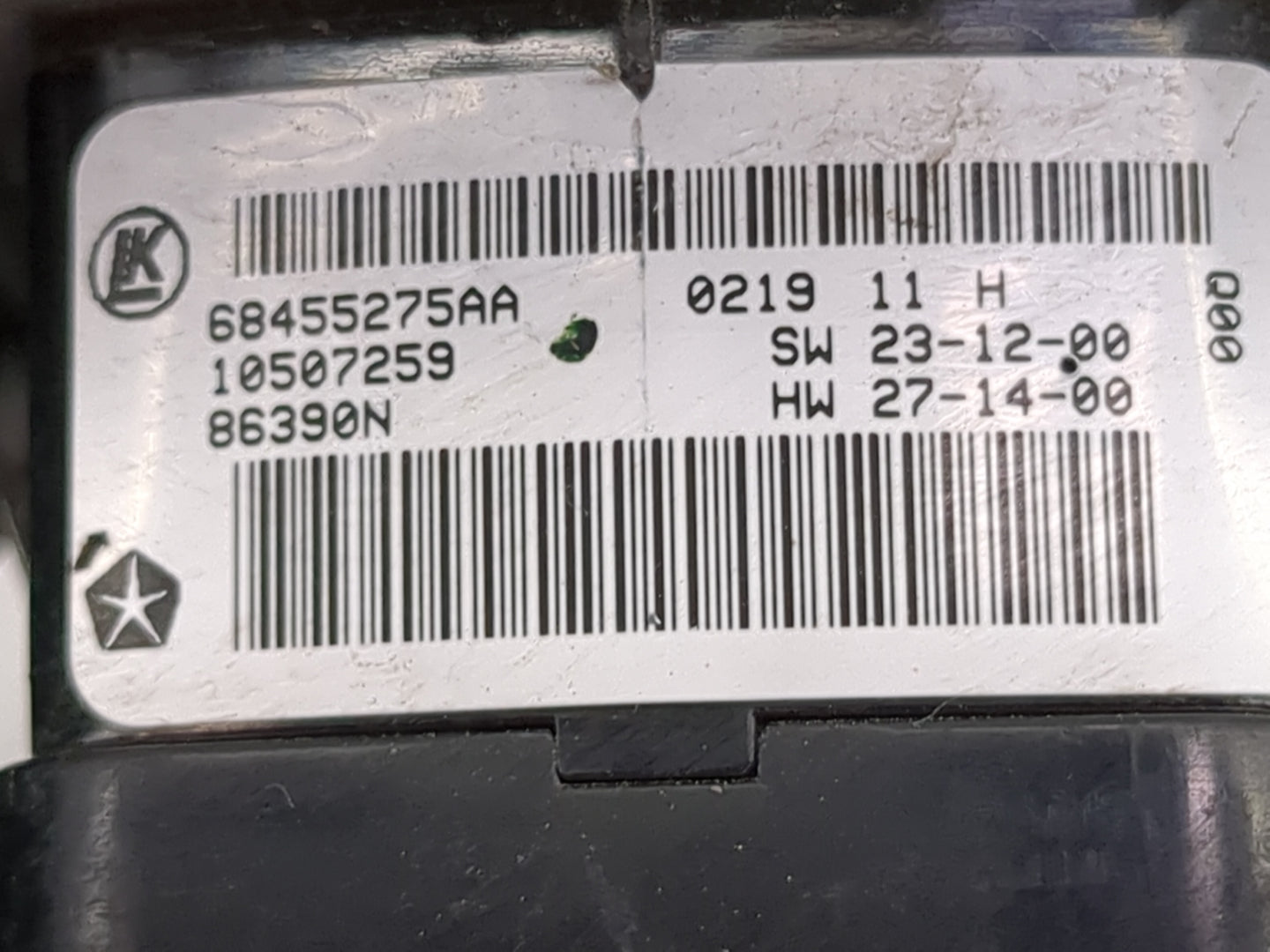 2020-2022 Dodge Charger Master Power Window Switch Replacement Driver Side Left P/N:68455275AA 10507259 Fits Fits 2020 2021 