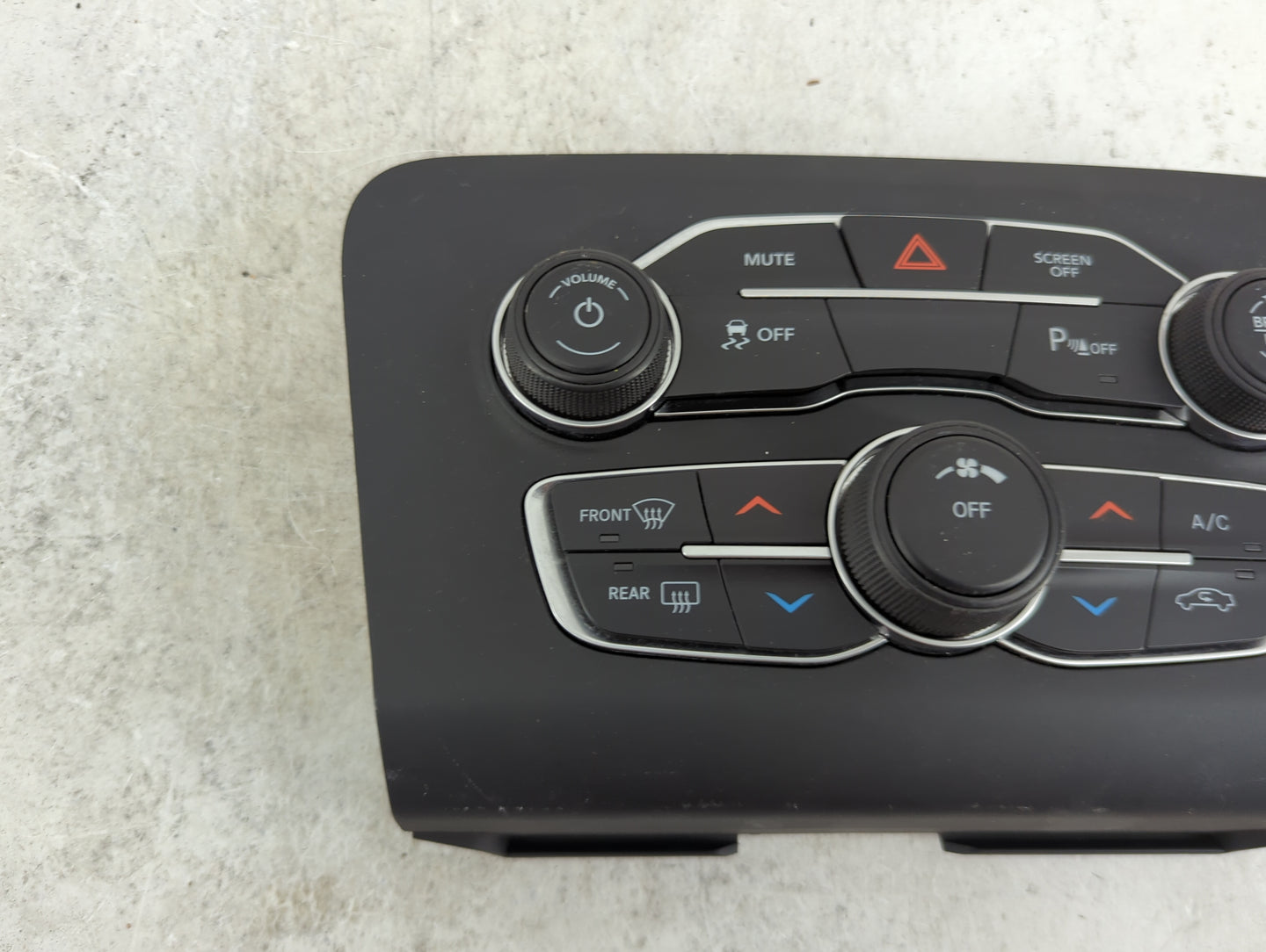 2017-2022 Dodge Charger Climate Control Module Temperature AC/Heater Replacement P/N:P68293615AD Fits OEM Used Auto Parts - 