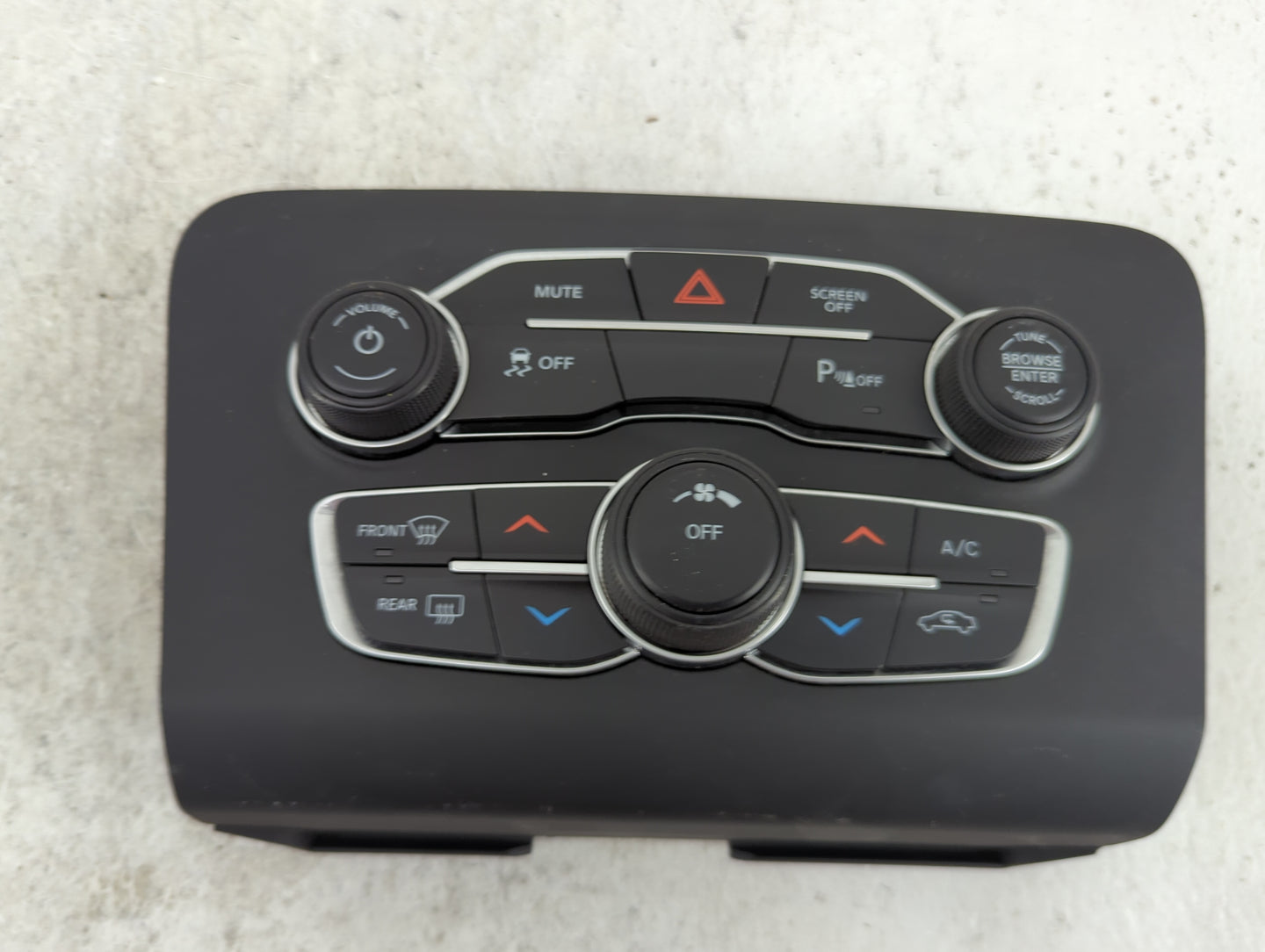 2017-2022 Dodge Charger Climate Control Module Temperature AC/Heater Replacement P/N:P68293615AD Fits OEM Used Auto Parts - 
