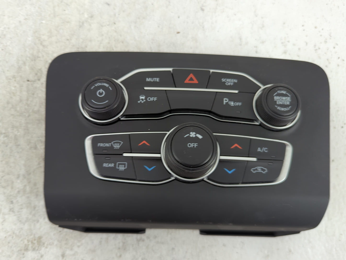2017-2022 Dodge Charger Climate Control Module Temperature AC/Heater Replacement P/N:P68293615AD Fits OEM Used Auto Parts - 