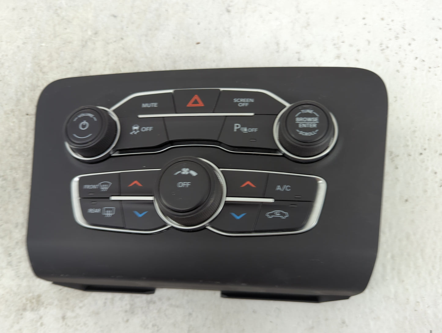 2017-2022 Dodge Charger Climate Control Module Temperature AC/Heater Replacement P/N:P68293615AD Fits OEM Used Auto Parts - 
