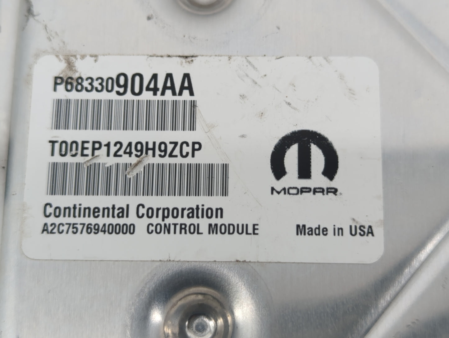 2018-2019 Dodge Charger PCM Engine Control Computer ECU ECM PCU OEM P/N:P68330904AA P68395663AD, P68353058AD Fits Fits 2018 