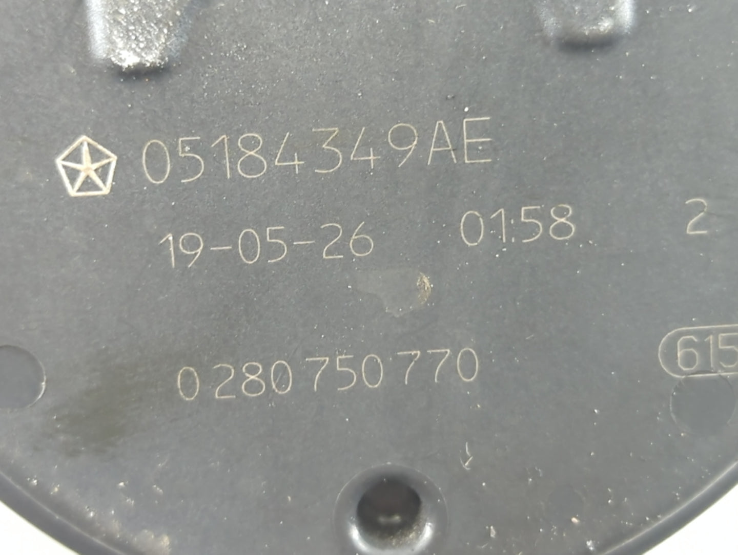 2011-2022 Dodge Charger Throttle Body P/N:0 280 750 770 05184349AE Fits OEM Used Auto Parts - Oemusedautoparts1.com