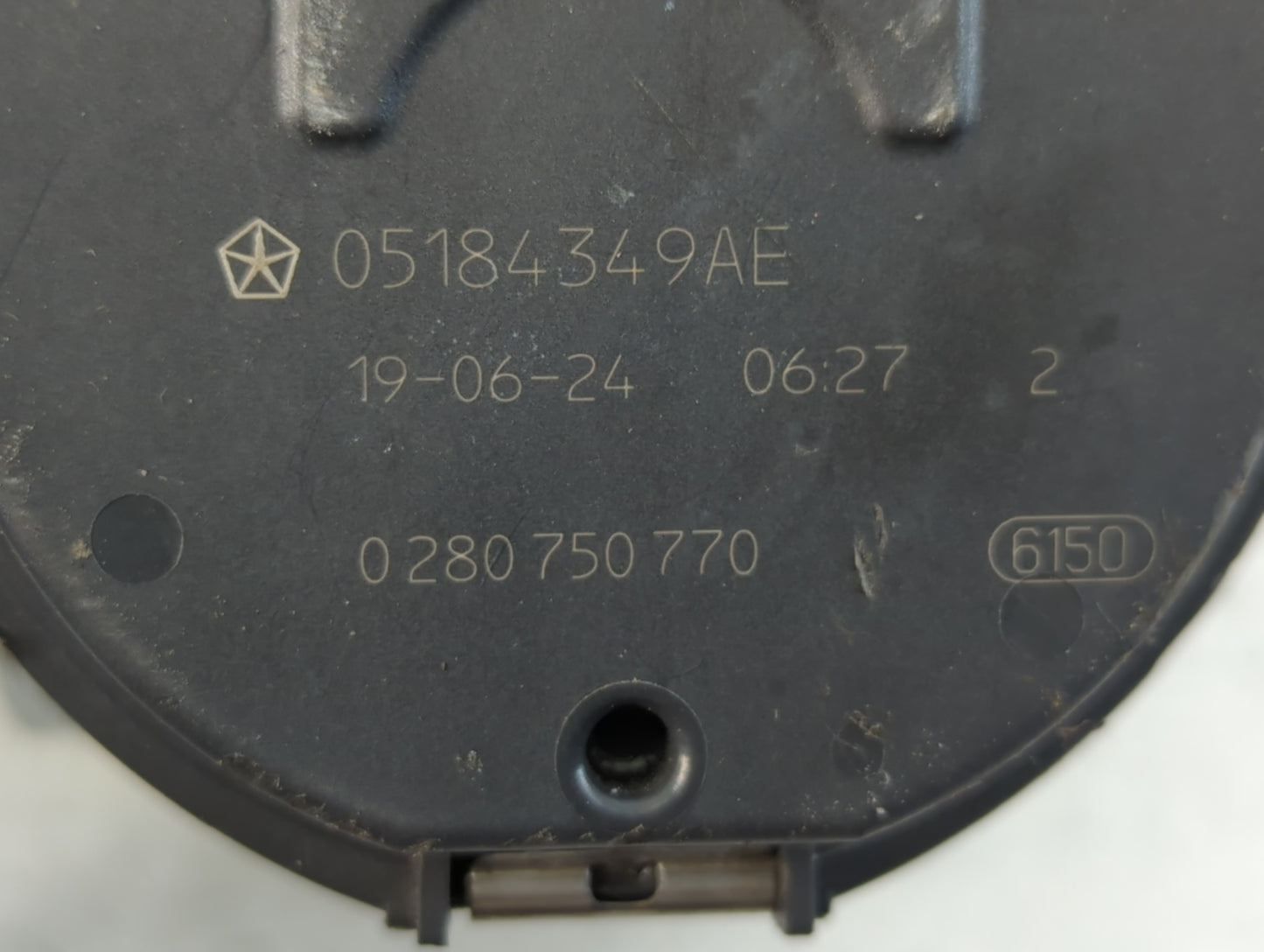 2011-2022 Dodge Charger Throttle Body P/N:0 280 750 770 05184349AE Fits OEM Used Auto Parts - Oemusedautoparts1.com