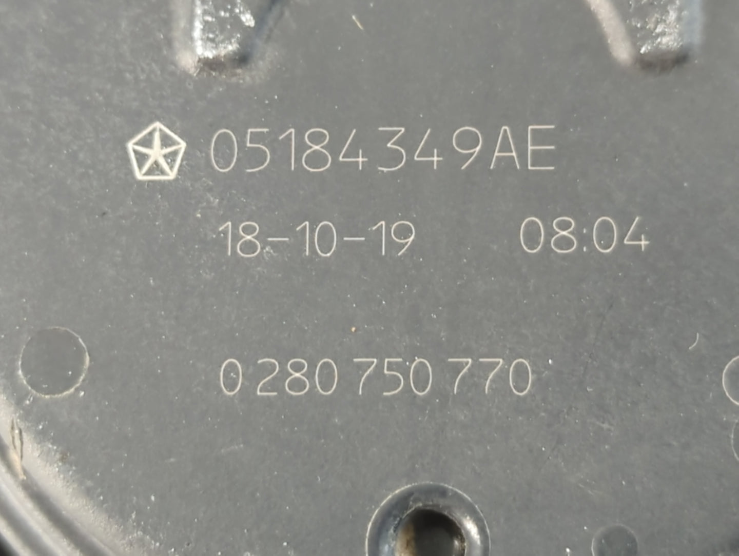 2011-2022 Dodge Charger Throttle Body P/N:0 280 750 770 05184349AE Fits OEM Used Auto Parts - Oemusedautoparts1.com