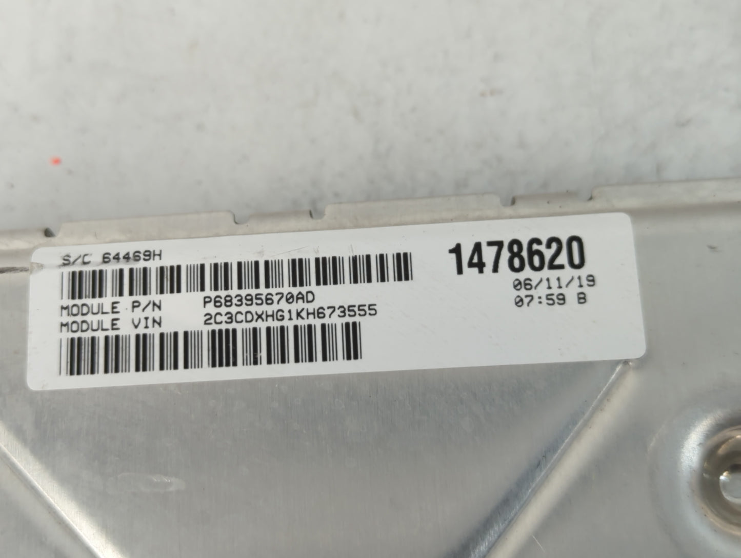2018-2019 Dodge Charger PCM Engine Control Computer ECU ECM PCU OEM P/N:P68330904AA Fits Fits 2018 2019 OEM Used Auto Parts 