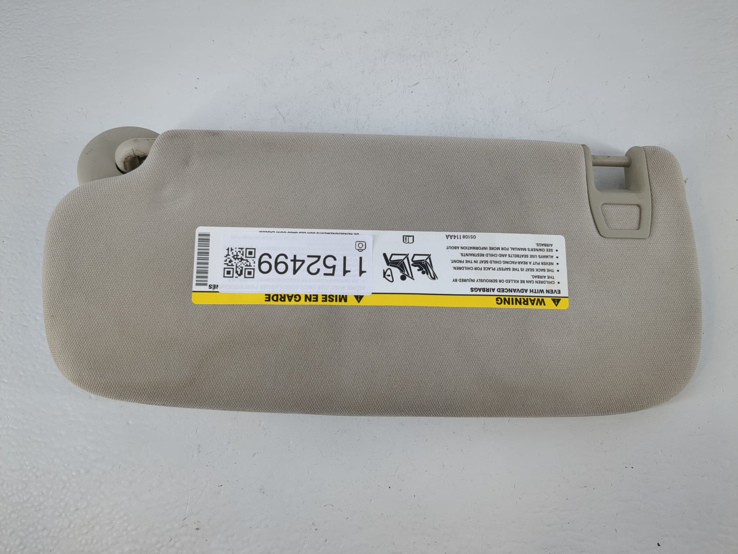 2011-2022 Dodge Durango Sun Visor Shade Replacement Passenger Right Mirror Fits OEM Used Auto Parts - Oemusedautoparts1.com