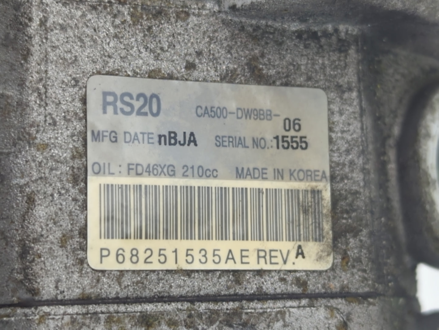 2016-2022 Dodge Durango Air Conditioning A/c Ac Compressor Oem - Oemusedautoparts1.com