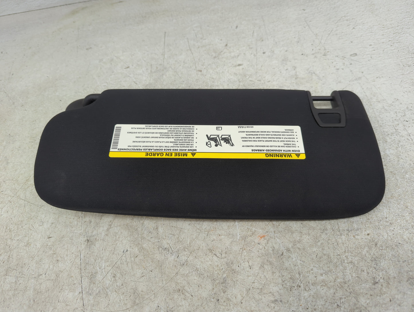 2011-2022 Dodge Durango Sun Visor Shade Replacement Passenger Right Mirror Fits OEM Used Auto Parts - Oemusedautoparts1.com