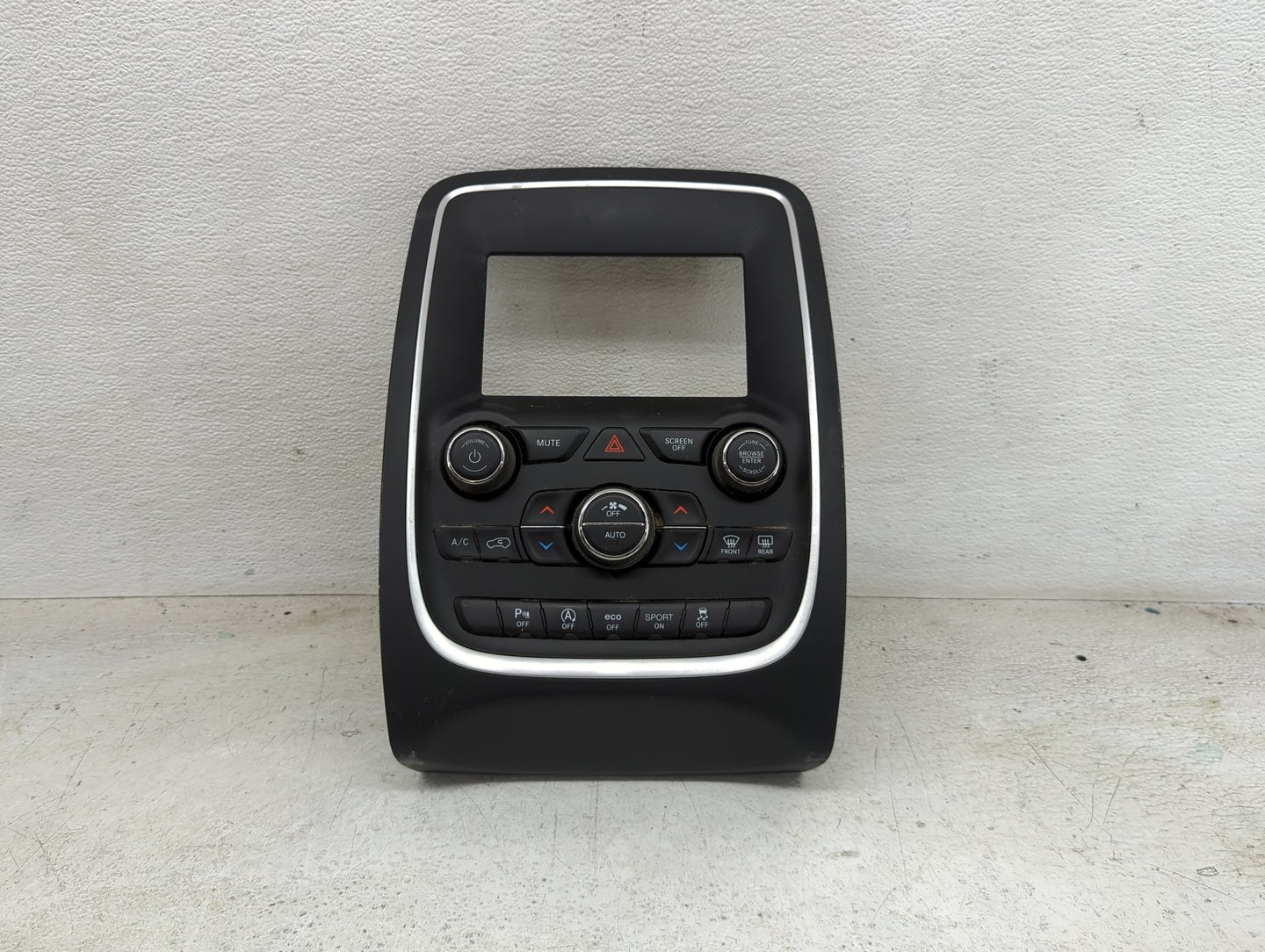 2019 Dodge Durango Climate Control Module Temperature AC/Heater Replacement Fits OEM Used Auto Parts - Oemusedautoparts1.com
