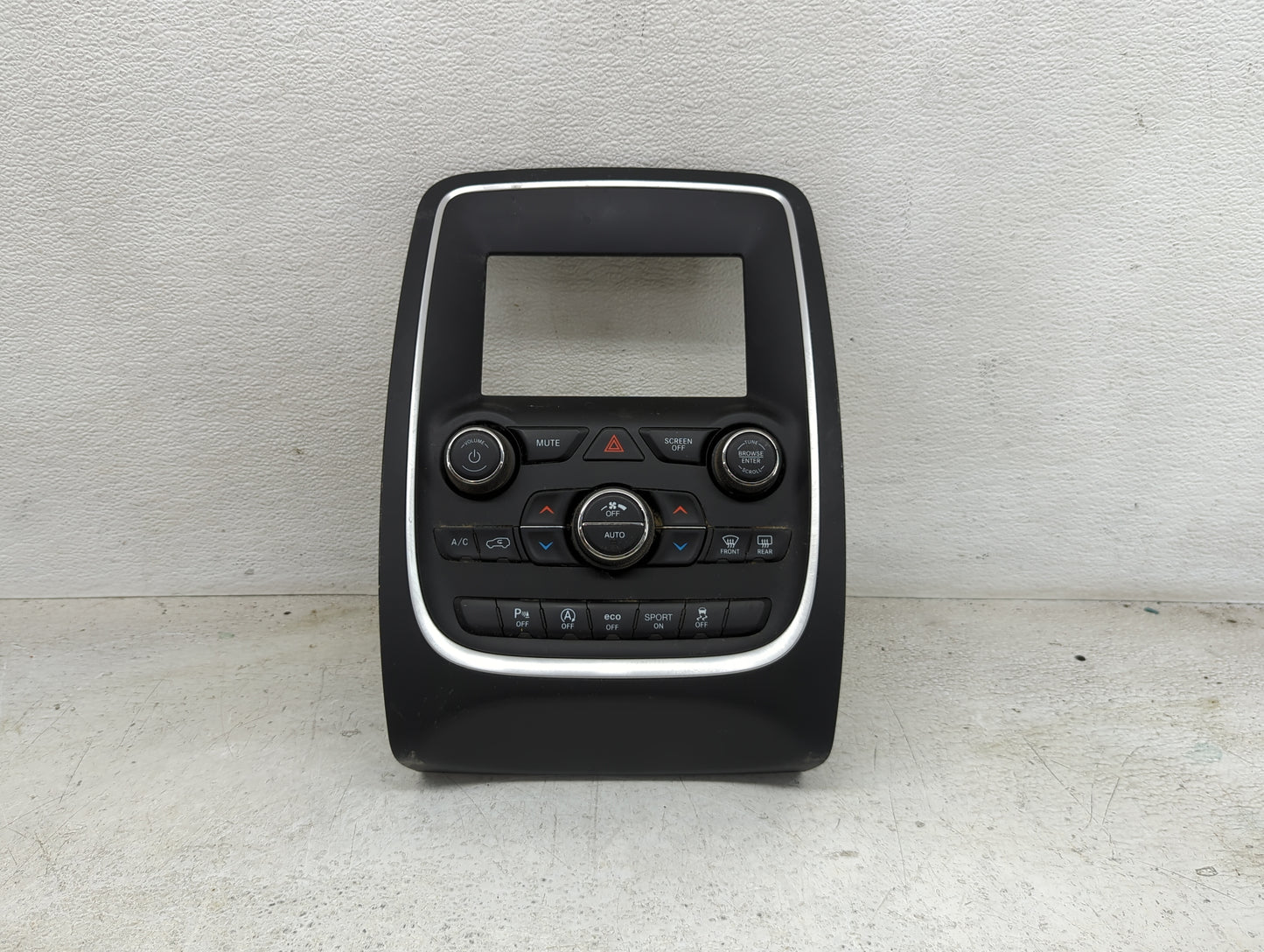2019 Dodge Durango Climate Control Module Temperature AC/Heater Replacement Fits OEM Used Auto Parts - Oemusedautoparts1.com