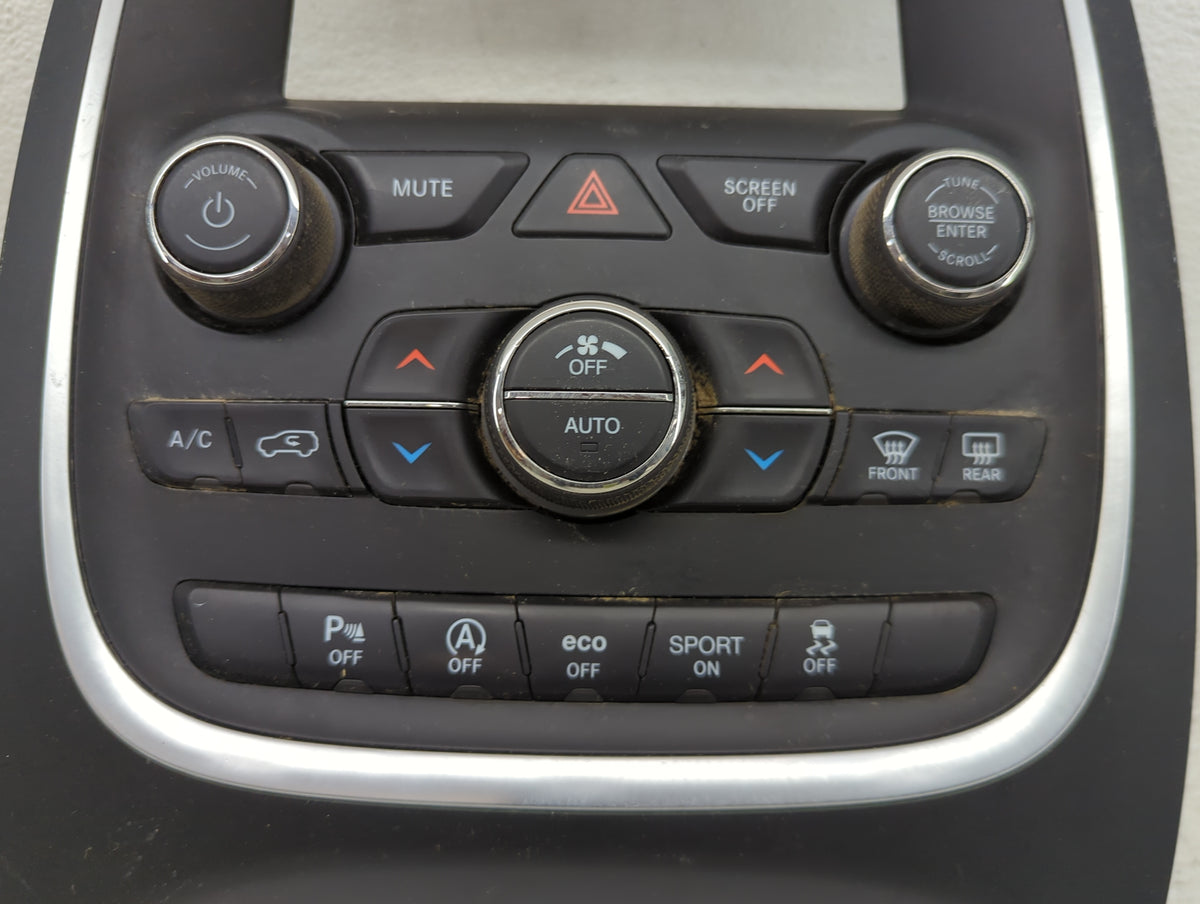 2019 Dodge Durango Climate Control Module Temperature AC/Heater Replacement Fits OEM Used Auto Parts - Oemusedautoparts1.com