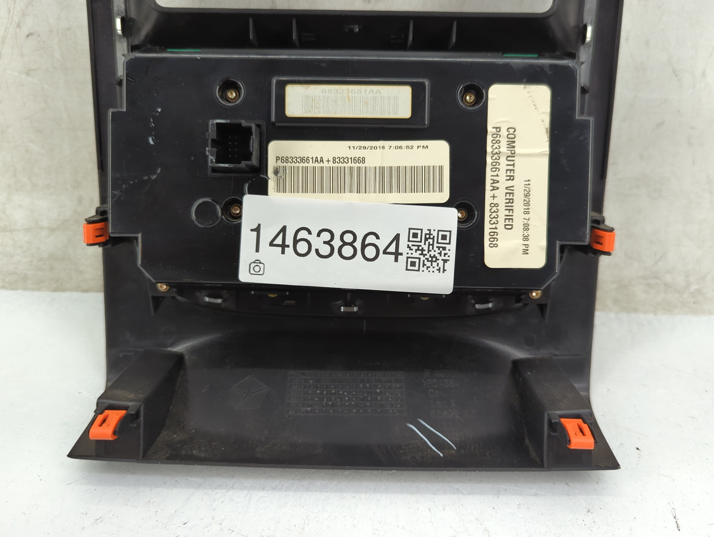 2018-2020 Dodge Durango Climate Control Module Temperature AC/Heater Replacement P/N:P68333661AA Fits Fits 2018 2019 2020 OE