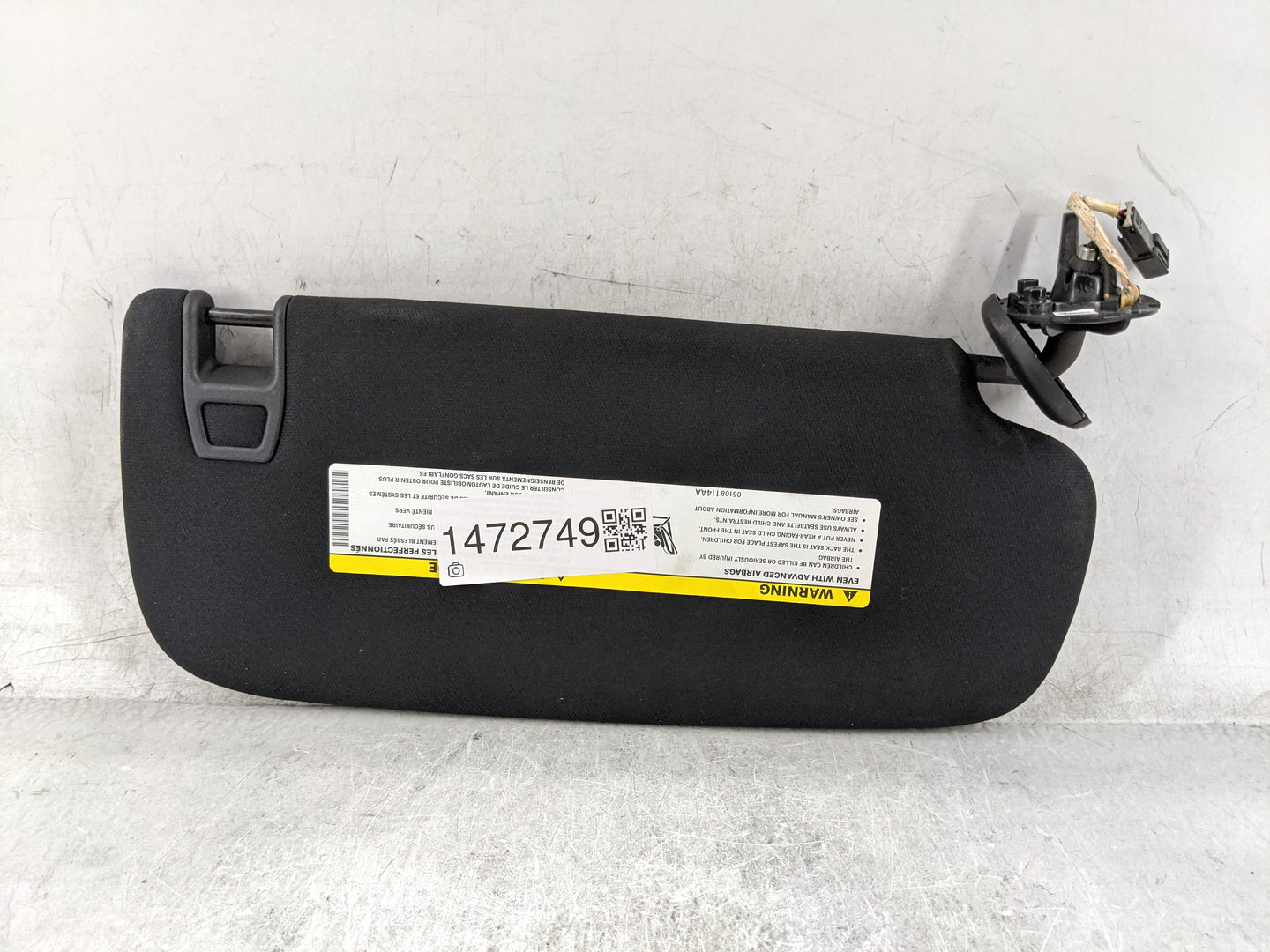 2011-2022 Dodge Durango Sun Visor Shade Replacement Driver Left Mirror Fits OEM Used Auto Parts - Oemusedautoparts1.com