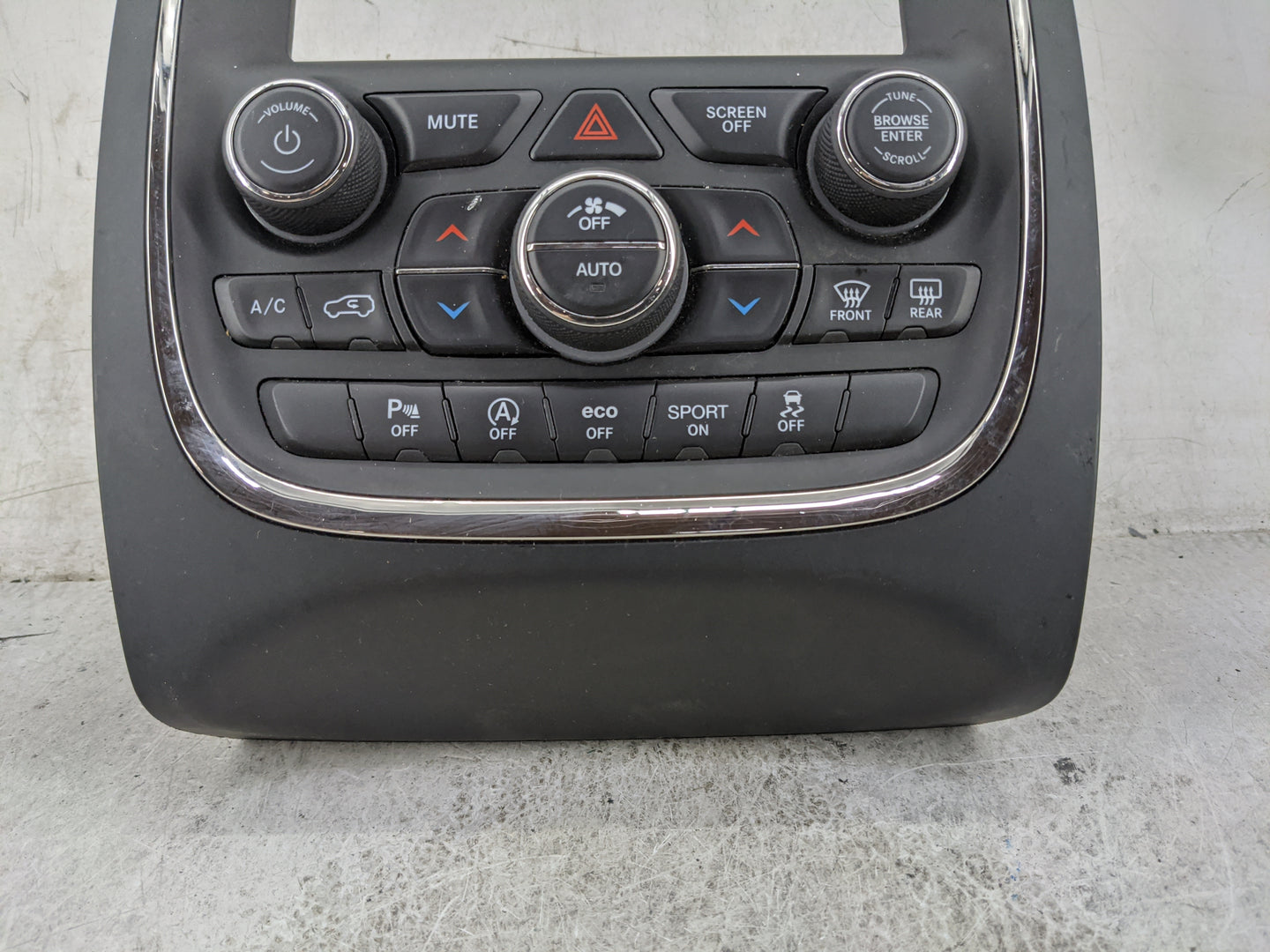 2018-2020 Dodge Durango Climate Control Module Temperature AC/Heater Replacement P/N:P68333655AA Fits Fits 2018 2019 2020 OE