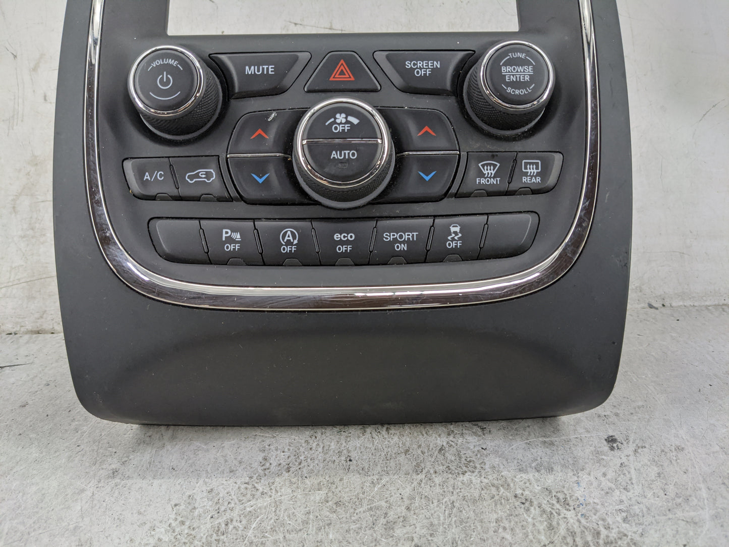 2018-2020 Dodge Durango Climate Control Module Temperature AC/Heater Replacement P/N:P68333655AA Fits Fits 2018 2019 2020 OE