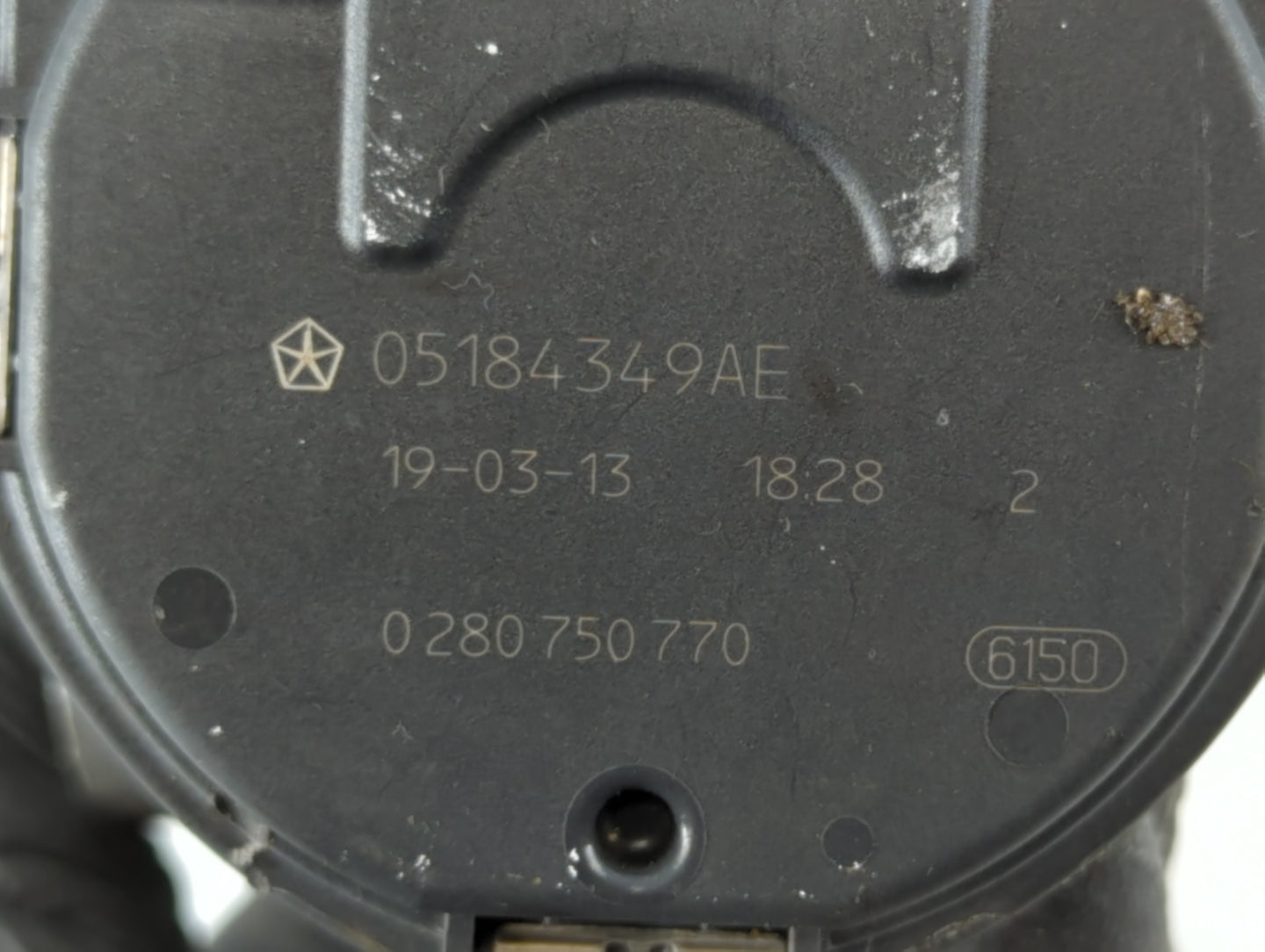 2011-2022 Dodge Durango Throttle Body P/N:0 280 750 770 05184349AE Fits OEM Used Auto Parts - Oemusedautoparts1.com