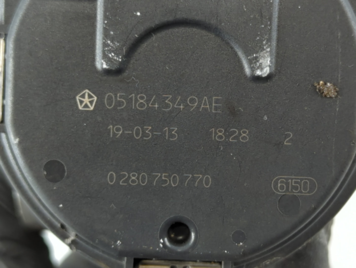 2011-2022 Dodge Durango Throttle Body P/N:0 280 750 770 05184349AE Fits OEM Used Auto Parts - Oemusedautoparts1.com