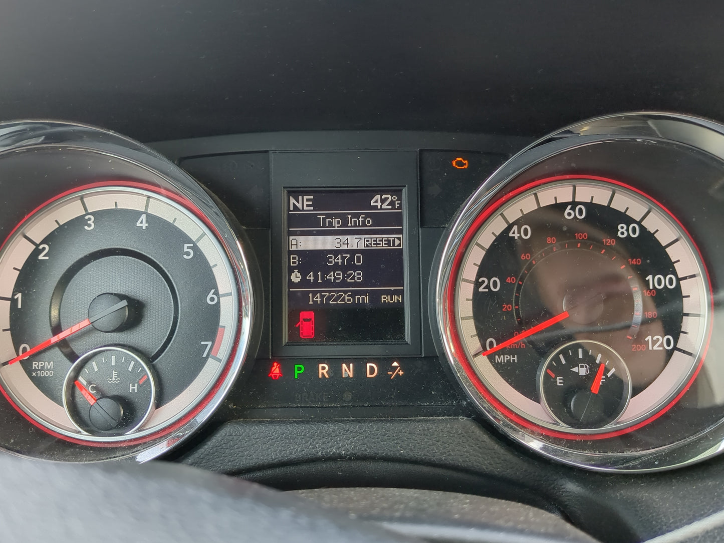 2019-2020 Dodge Grand Caravan Instrument Cluster Speedometer Gauges Fits Fits 2019 2020 OEM Used Auto Parts - Oemusedautopar