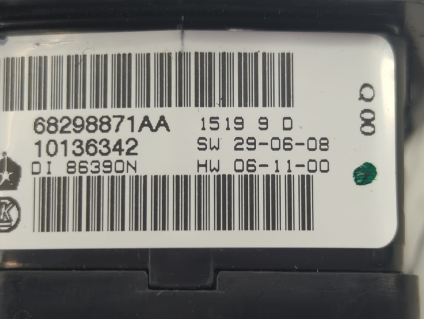 2017-2020 Dodge Grand Caravan Master Power Window Switch Replacement Driver Side Left P/N:68298871AA Fits Fits 2017 2018 201