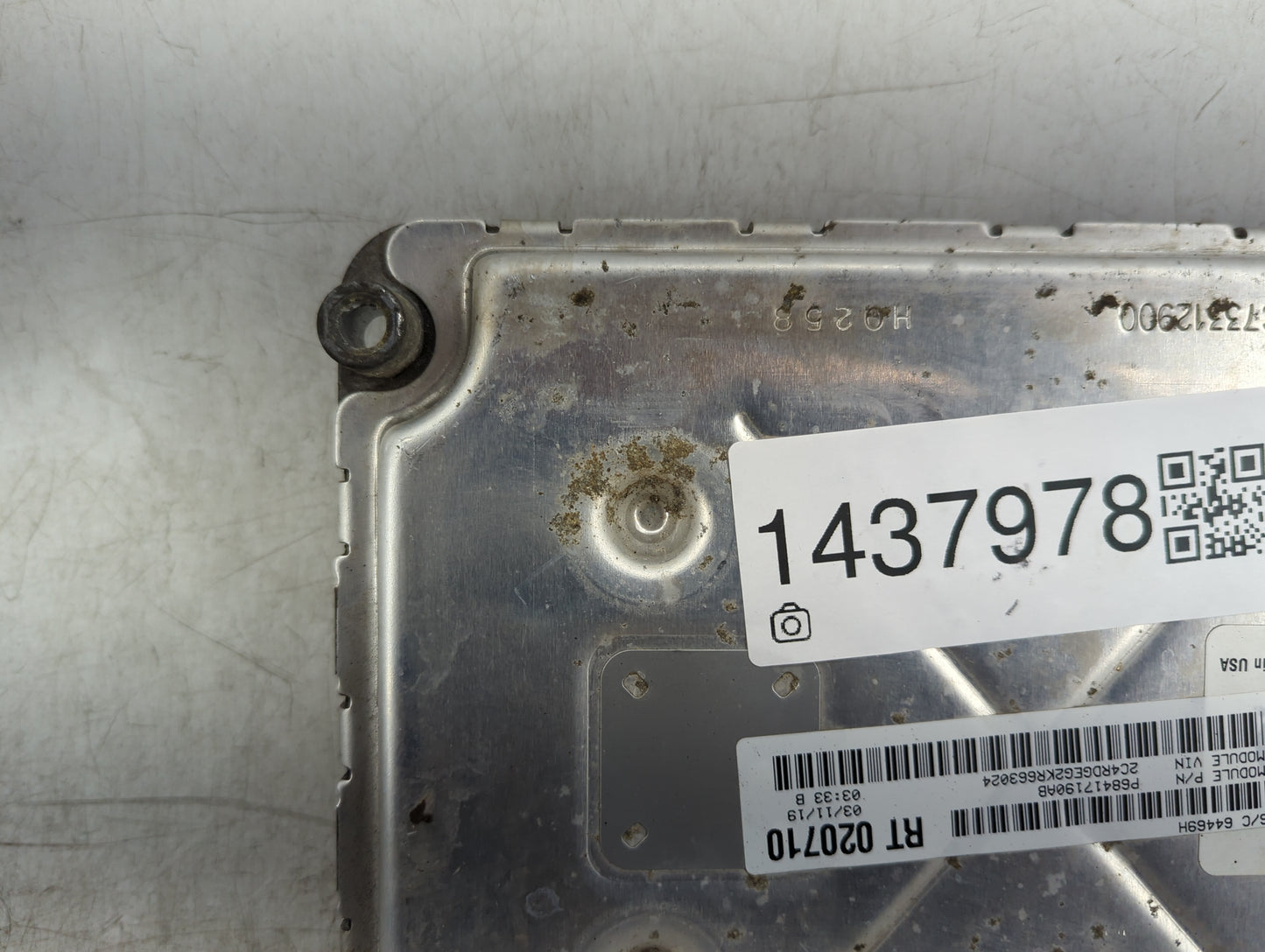 2016-2020 Dodge Grand Caravan PCM Engine Control Computer ECU ECM PCU OEM Fits OEM Used Auto Parts - Oemusedautoparts1.com