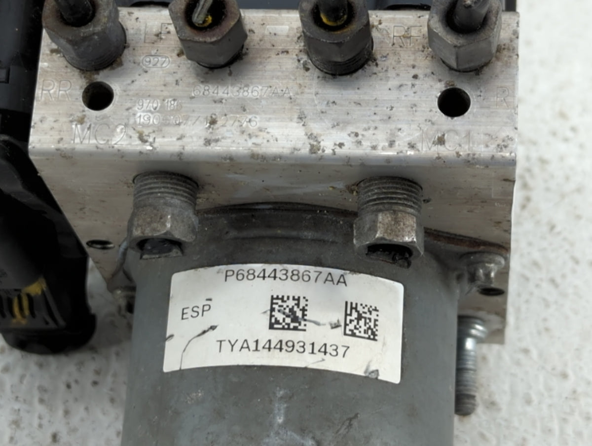 2015-2020 Dodge Grand Caravan Anti-Lock Brake ABS Pump Module Actuator OEM P/N:68183803AC P68183803AC Fits OEM Used Auto Par