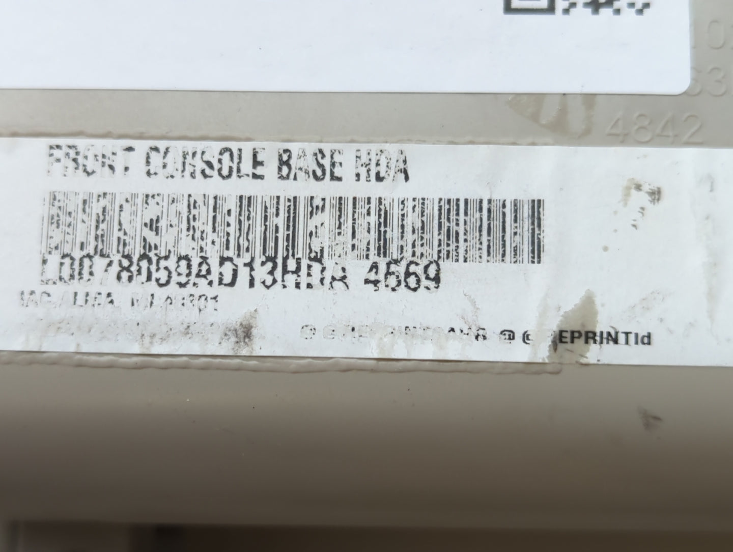2019 Dodge Grand Caravan Overhead Roof Console - Oemusedautoparts1.com