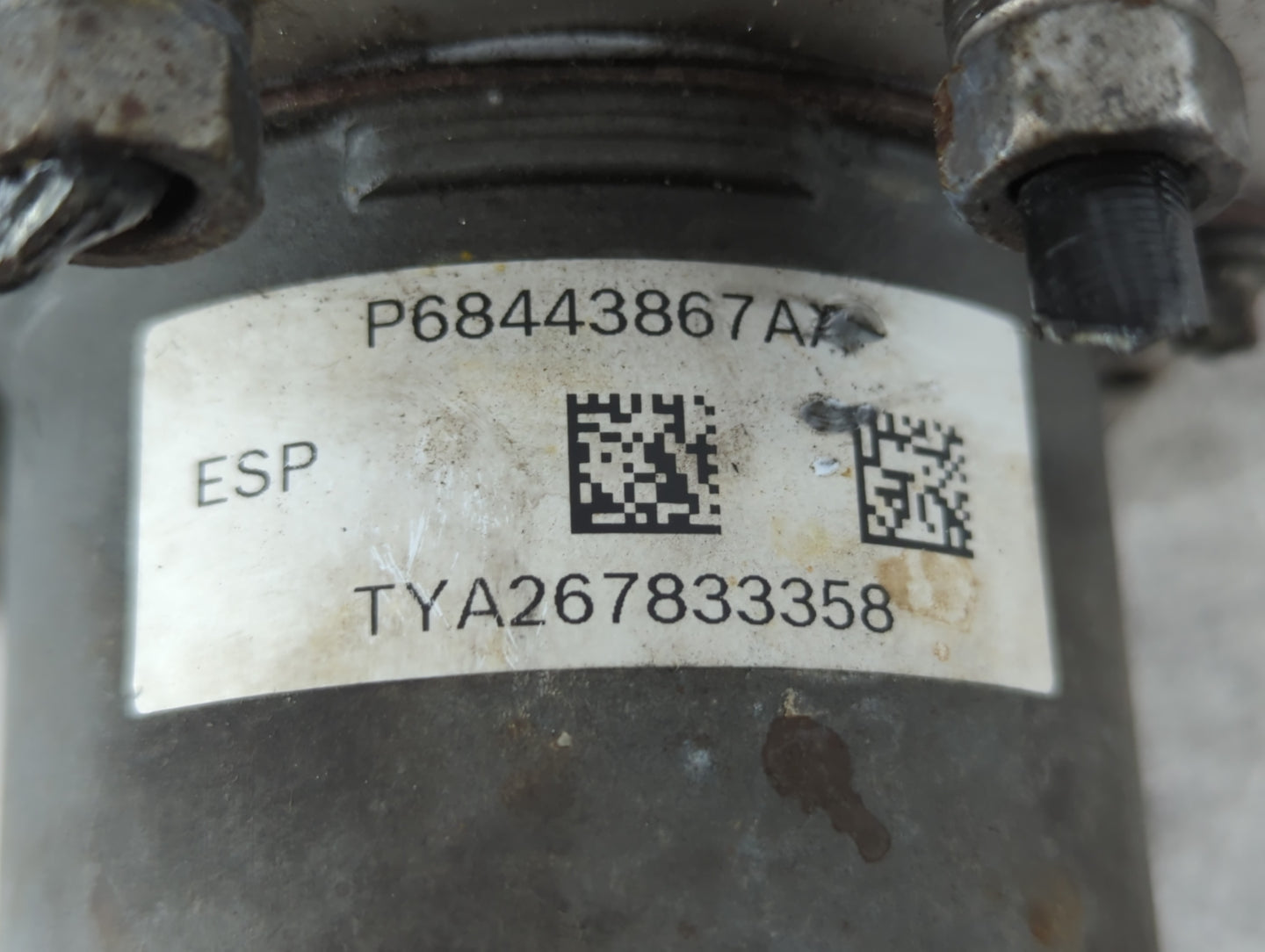 2015-2020 Dodge Grand Caravan ABS Pump Control Module Replacement P/N:P68443867AA Fits Fits 2015 2016 2017 2018 2019 2020 OE