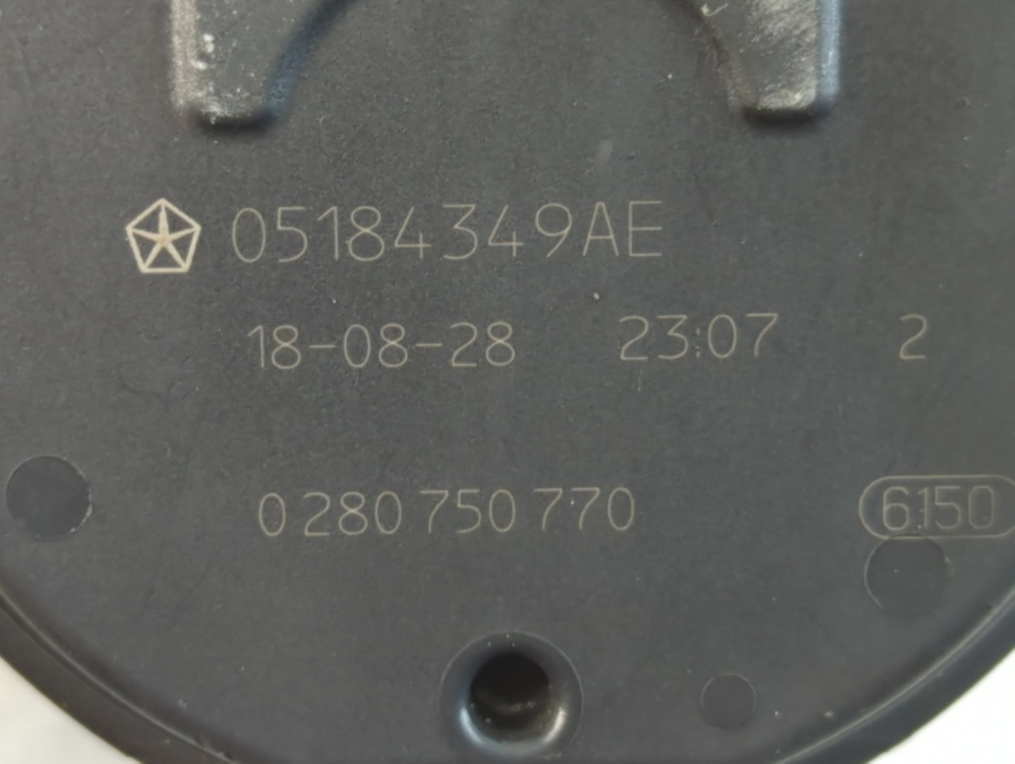 2011-2020 Dodge Grand Caravan Throttle Body P/N:0 280 750 770 05184349AE Fits OEM Used Auto Parts - Oemusedautoparts1.com