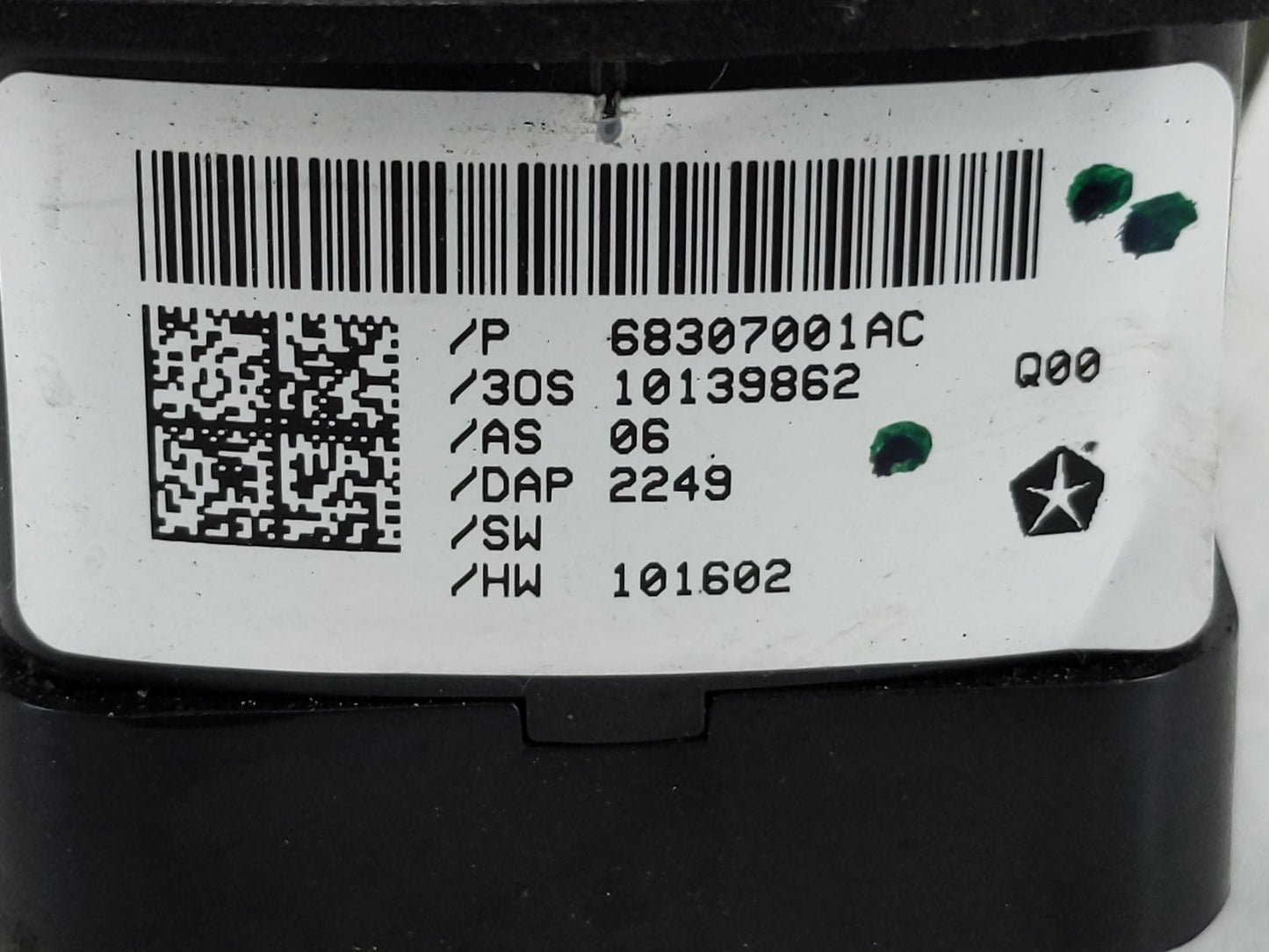 2018-2020 Dodge Journey Master Power Window Switch Replacement Driver Side Left P/N:68307001AC Fits Fits 2018 2019 2020 OEM 