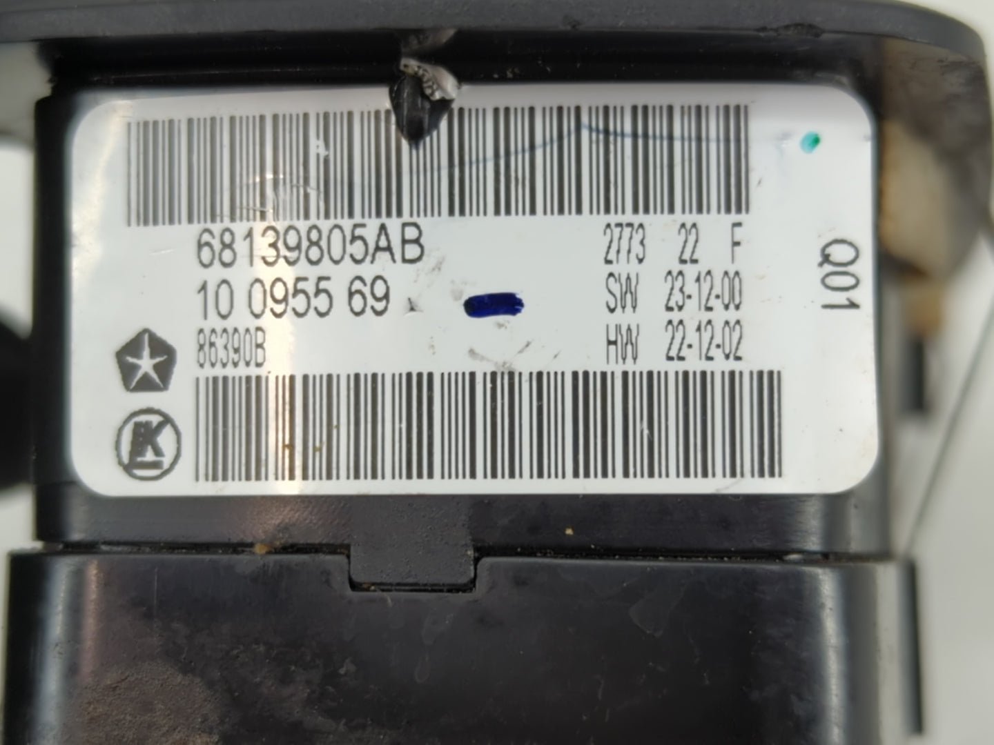 2011-2019 Dodge Journey Master Power Window Switch Replacement Driver Side Left P/N:10095569 68139805AD Fits OEM Used Auto P