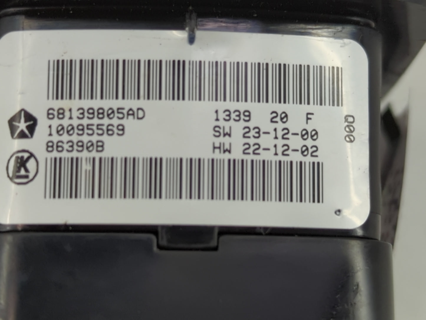 2011-2019 Dodge Journey Master Power Window Switch Replacement Driver Side Left P/N:10095569 68139805AD Fits OEM Used Auto P