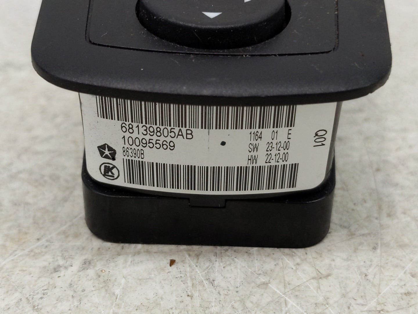 2011-2019 Dodge Journey Master Power Window Switch Replacement Driver Side Left P/N:68139805AB Fits OEM Used Auto Parts - Oe