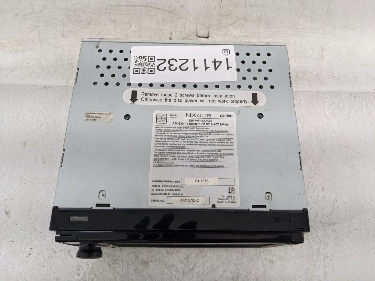 2018-2020 Dodge Journey Radio AM FM Cd Player Receiver Replacement Fits Fits 2018 2019 2020 OEM Used Auto Parts - Oemusedaut