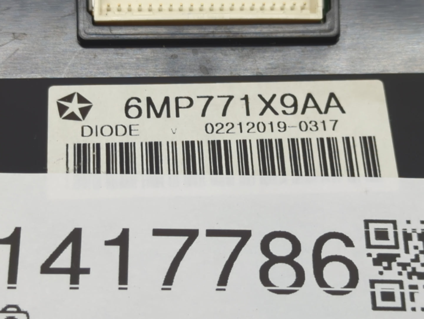 2018-2020 Dodge Journey Climate Control Module Temperature AC/Heater Replacement P/N:6MP771X9AA Fits Fits 2018 2019 2020 OEM