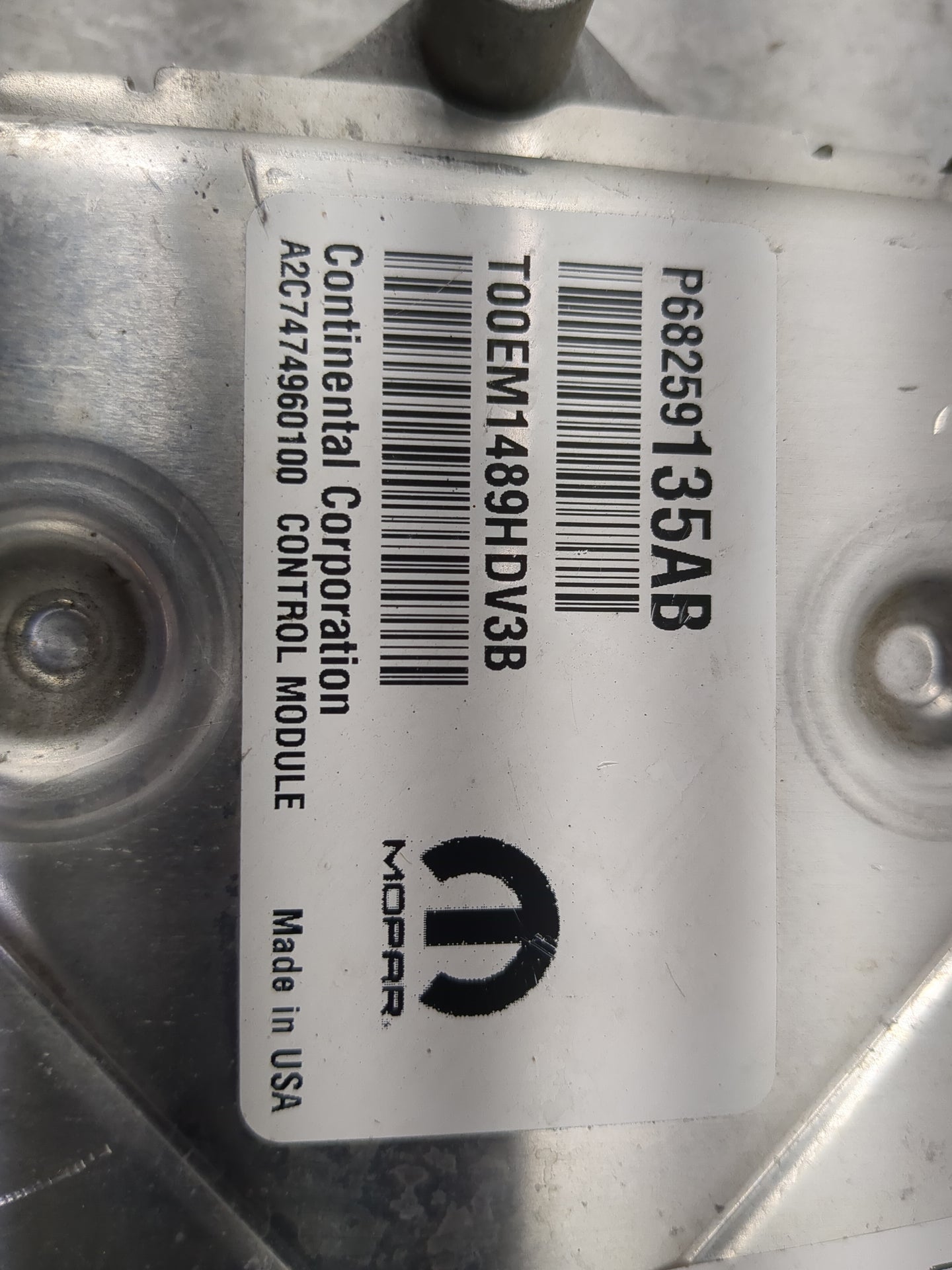 2016-2019 Dodge Journey PCM Engine Control Computer ECU ECM PCU OEM P/N:P68259135AB T00EM1489HDV3B Fits Fits 2016 2017 2018 