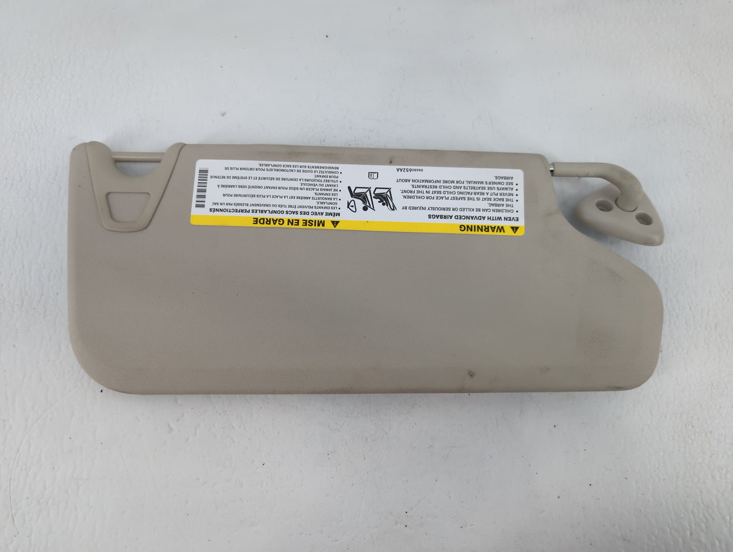 2019 Dodge Journey Sun Visor Shade Replacement Driver Left Mirror Fits OEM Used Auto Parts - Oemusedautoparts1.com