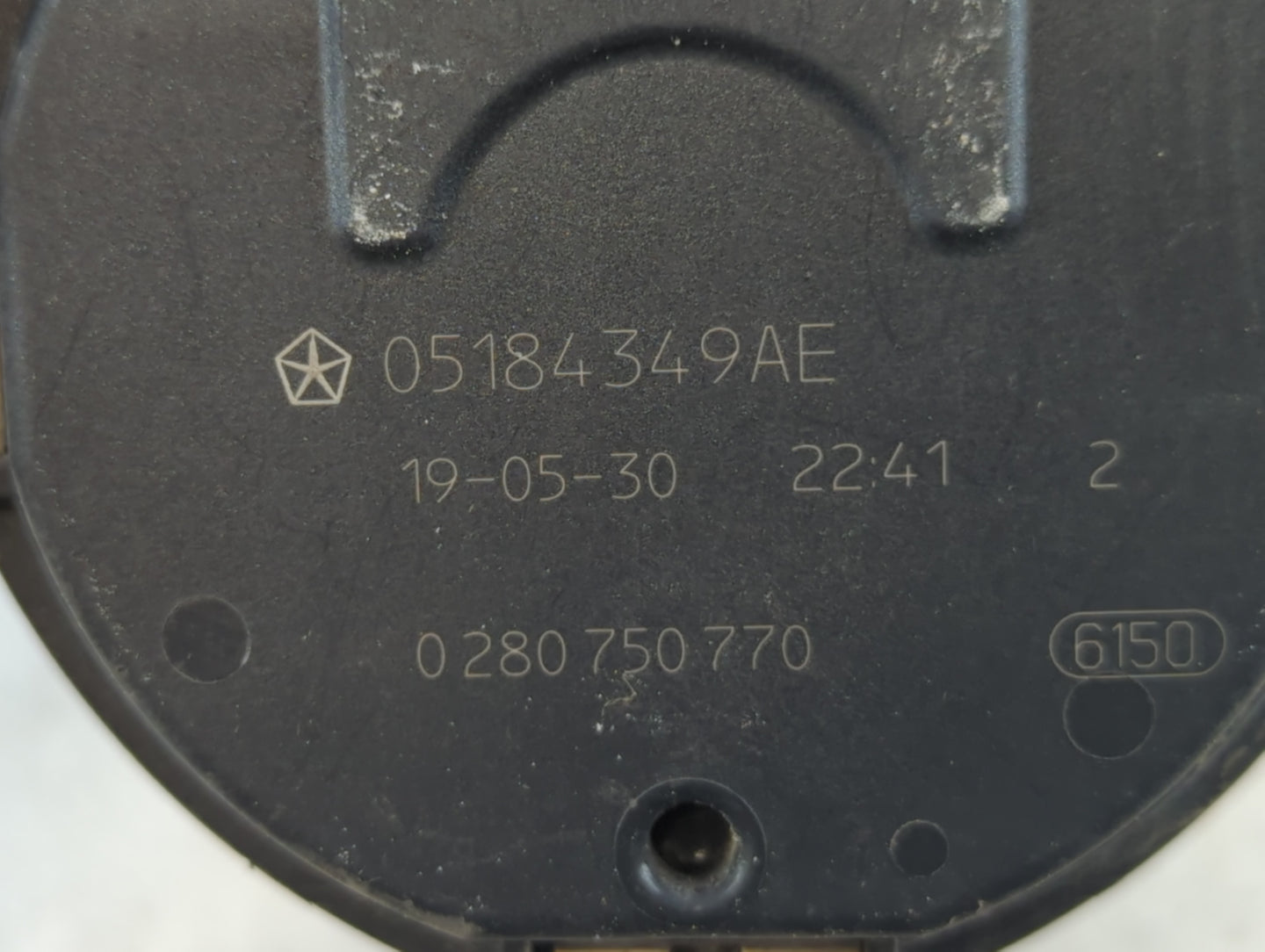2011-2019 Dodge Journey Throttle Body P/N:0 280 750 770 05184349AE Fits OEM Used Auto Parts - Oemusedautoparts1.com