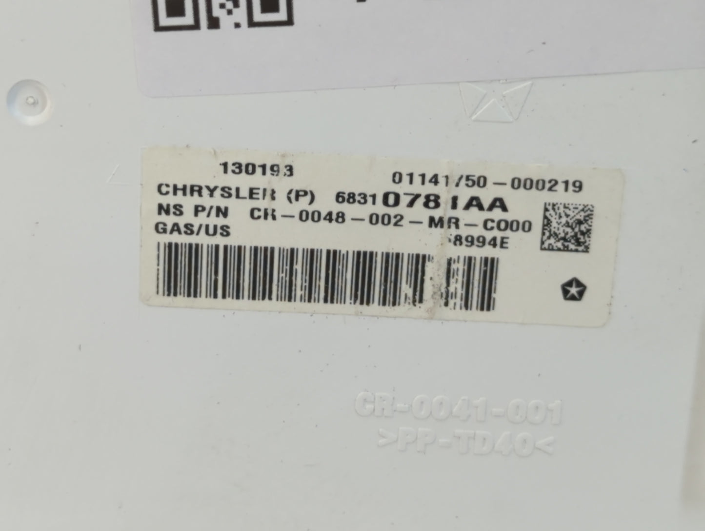 2019 Dodge Journey Instrument Cluster Speedometer Gauges P/N:68310781AA Fits OEM Used Auto Parts - Oemusedautoparts1.com