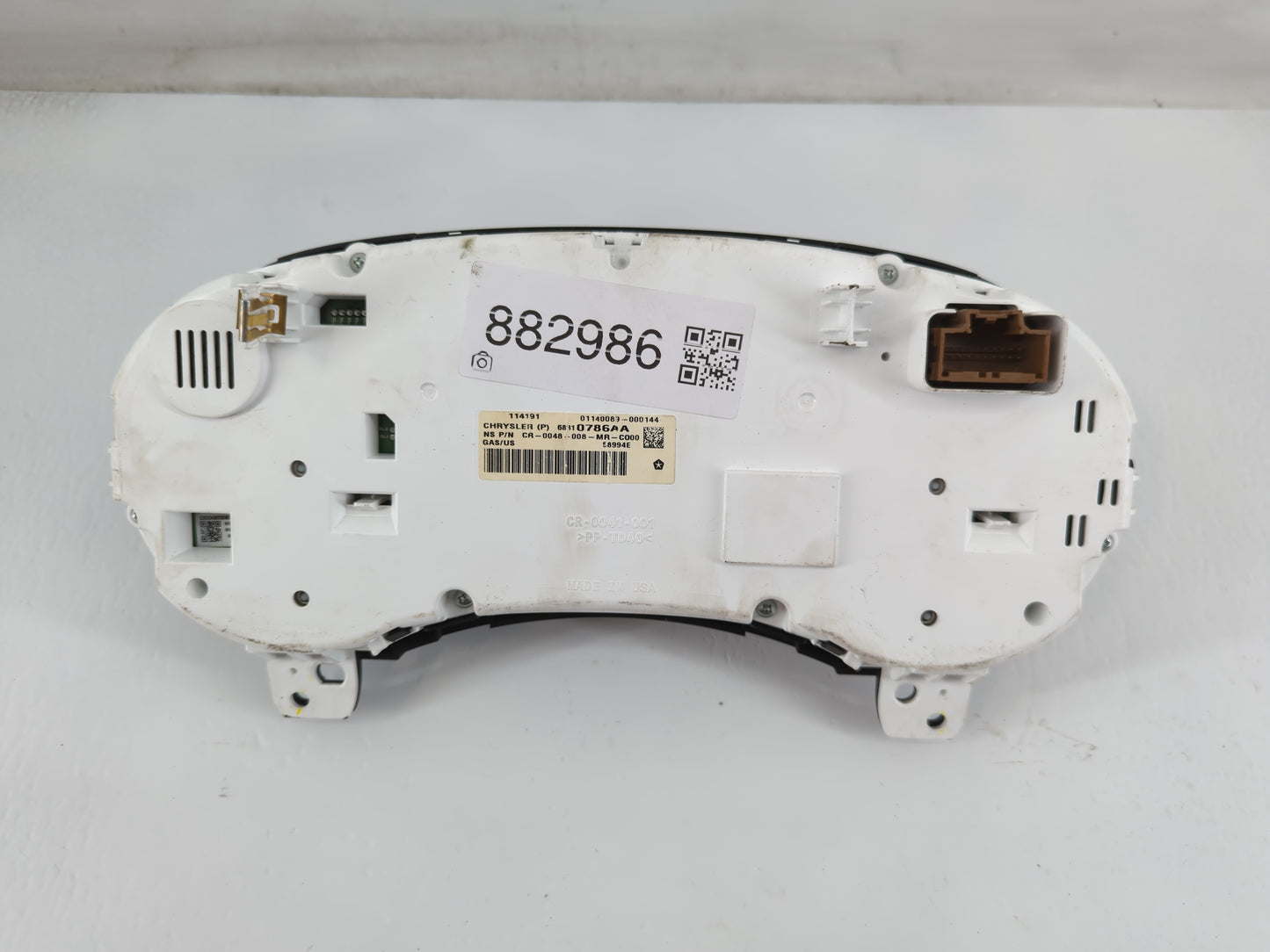 2019 Dodge Journey Instrument Cluster Speedometer Gauges P/N:68310786AA Fits OEM Used Auto Parts - Oemusedautoparts1.com