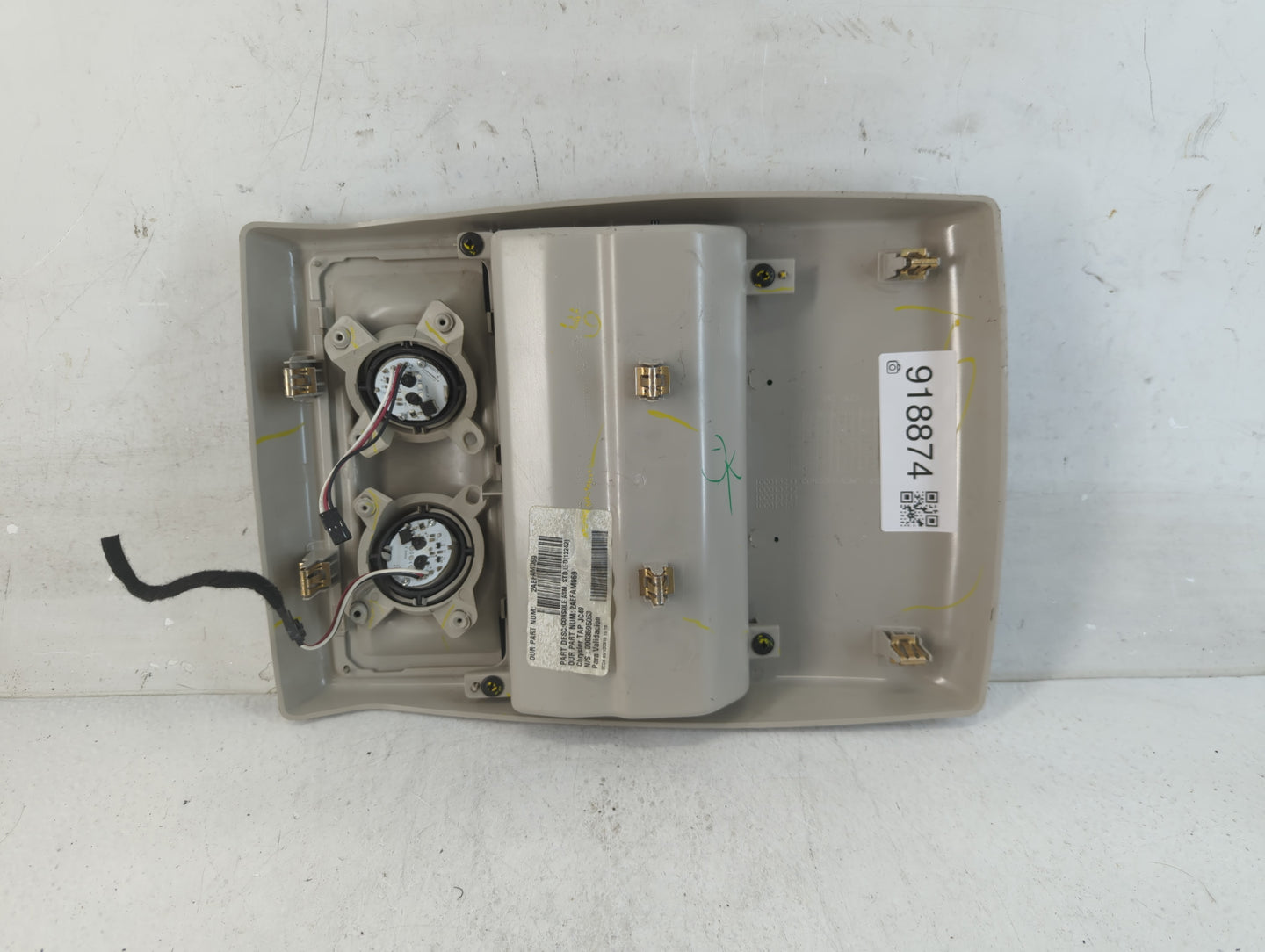 2012-2019 Dodge Journey Overhead Roof Console 918874 - Oemusedautoparts1.com
